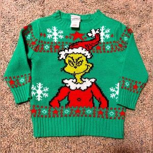 Grinch Christmas Sweater 2T